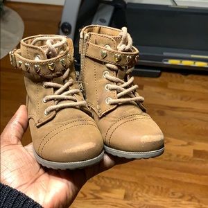 Toddler combat boots